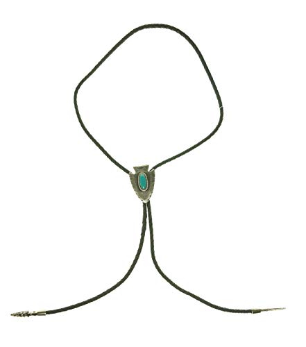 M&F Western Products Bolo Tie Arrowhead/Turquoise Stone One Size