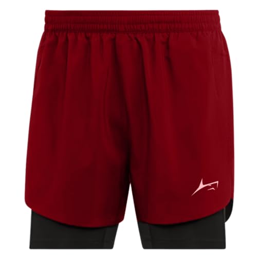 Image of PROSHARX 2 in 1 Active Dual Shorts with Inner Tights Layer | Men's Double Layer Short for Running, Gym & Sports
