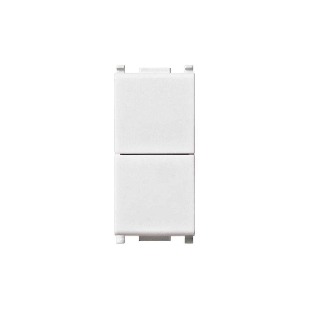 Vimar Due Pulsanti Indipendenti1P Nocon No10A, Bianco