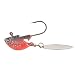 Hanxing Joint Silver Glitter Red 1/8oz Willow Bladed Spin Jig Heads Original Jig Head