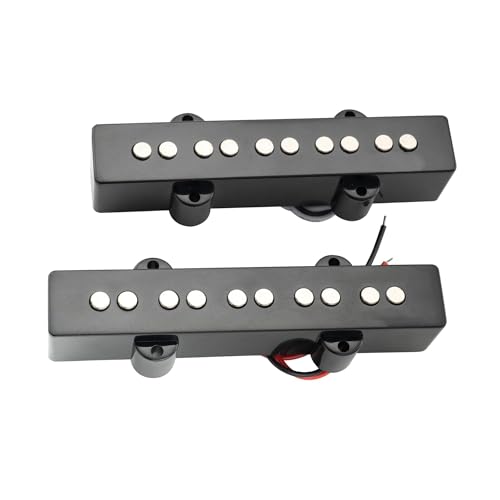 Micro basse jazz 5 cordes bobine unique céramique style vintage set col pont