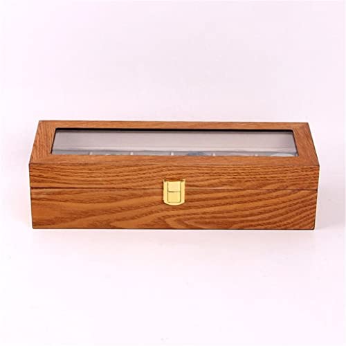 Boîte à montres en bois style vintage : sublimez votre commode avec 6 grilles - 4
