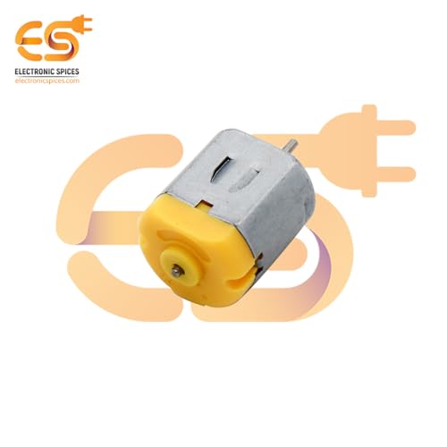 Electronic Spices Combo of Small DC Motors | Cylindrical | Double Shaft for DIY & Educational Kits