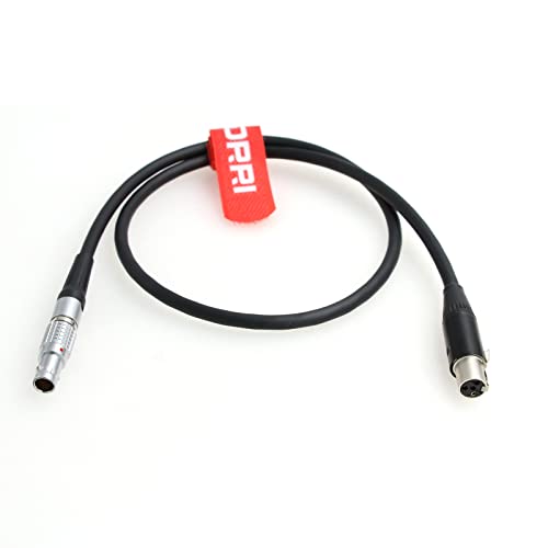 Cable Mini XLR a ARRI 0B de 2 pines macho para monitores TV Logic VFM