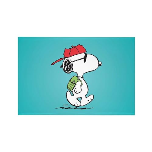 Imán rectángulo Snoopy Joe Cool 3x2 pulgadas miniatura 1