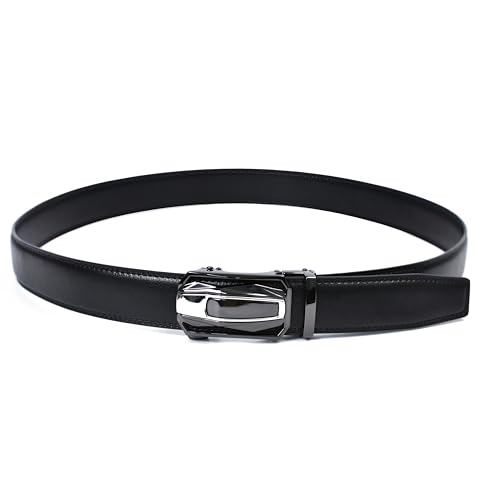 Image of WildHorn Men's Genuine Leather Belt for Men| Premium Auto-Lock Buckle | Adjustable up to 48 inch | Formal & Casual Wear | Micro-Adjust Fit | Stylish Gift Box Included