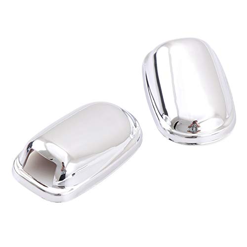 HNGEO Buse d'essuie-Glace Chrome Lave-Glace ESSUIE Eau Spray Caches BUSE for Ford Focus 2 MK2 Mise au Point 3 MK3 2012 2013 Facile à Installer