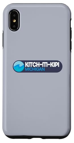 Emblème Logo Kitch-Iti-Kipi – Kitch Iti Kipi Michigan Coque pour iPhone XS Max