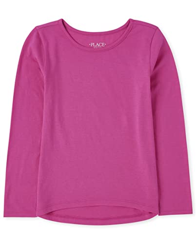 Image of The Children's Place Girls High Low Basic Layering Tee