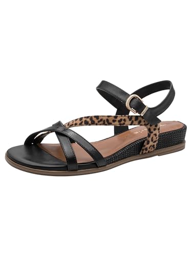 Tamaris sandale femme plate noir 39 EU