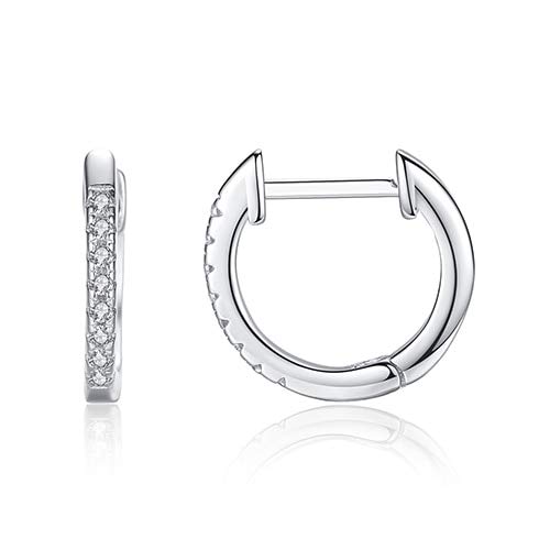 Boucles d'oreilles de petit cerceau créoles fines anneaux discrets ornement oreille