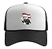 Austria Flag Austrian Pride Trucker Hat with Adjustable Mesh Back, Black/White