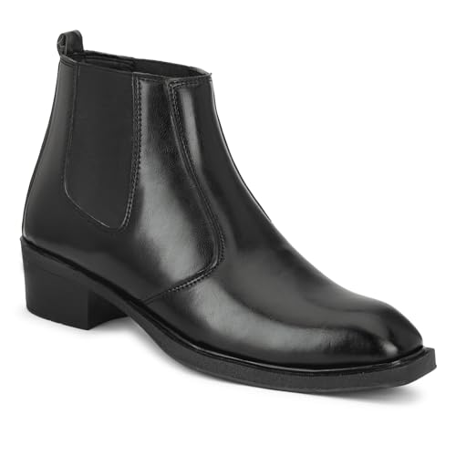 Image of Men's Slip On Fashion Chelsea Boots | High Tops, Soft Cushioned Insole, Comfortable, Trendy, Stylish Boots