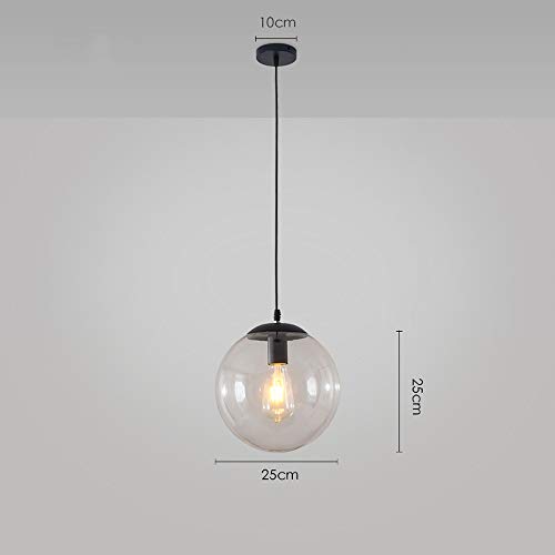 Lustre en verre pour haut plafond, solution d'éclairage pour escalier vide