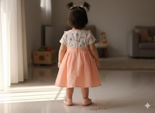 Image of Summer Cotton dress for kids and childs|||B,Girl dress cotton