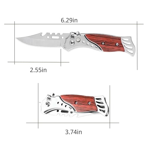 Image of Pinbo Utility Kitchen Knife, Foldable, Portable for Home, Office, Travel