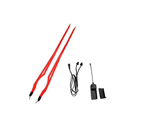 Striscia di Luce per Casco Da Moto, Asudaro 2 Pezzi Luce per Casco Moto Striscia Luce per Casco A Led con Segnale Lampeggiante 2 in 1 Kit di Striscia di Luce per Casco A Led per La Guida Notturna