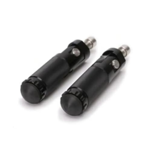 Repose pieds moto pliants universels en aluminium CNC pour pedales arriere