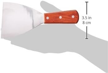 Miniatura 2 de Update International WSCR-4 Rascador de parrilla, Diner, Rascador de plancha, Teppanyaki, Hoja de Ángulo de Linterna, Acero Inoxidable, Grado