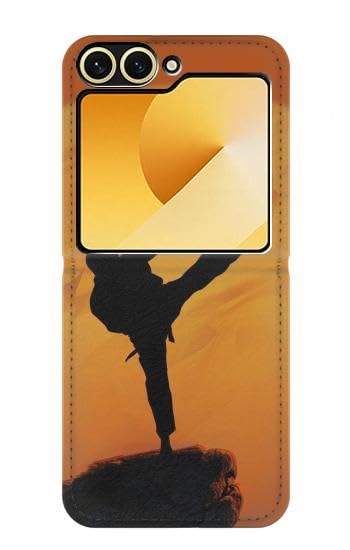 Carcasa Samsung Galaxy Z Flip 6 Karate Fighter para grabar vlogs y entrenar en el gimnasio