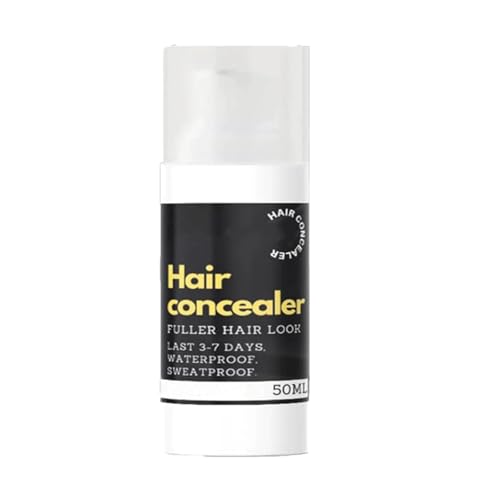Crema Correctora para el Cabello, Corrector Negro Resistente a la Lluvia, Polvo Resistente al Sudor para la Línea del Cabello, Spray Cubre Raíces de Larga Duración, Para Hombres y Mujeres