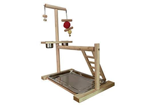 image for NAPURAL WYunpets Bird Playground Birdcage Playstand Parrot Play Gym Pa