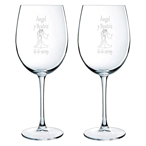 Verres à vin personnalisés CALLE DEL REGALO Cover