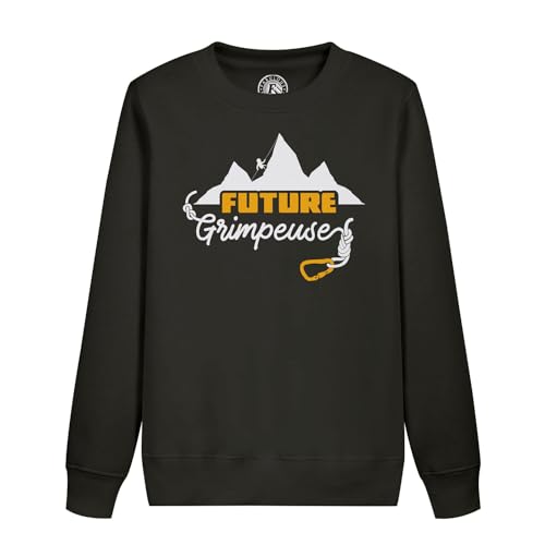 Sweatshirt enfant future grimpeuse idéal pour les sorties en forêt