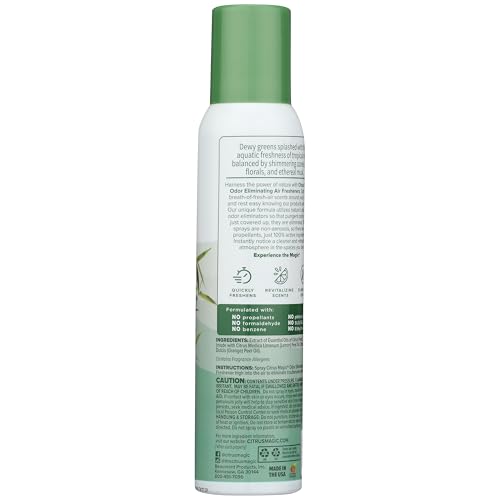 Image of Citrus Magic Odor Eliminating Air Freshener Spray, Bamboo Rainforest, 3-Ounce, Pack of 3