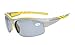 Eyekepper TR90 Unbreakable Sports Bifocal Half Rimless Sunglasses Baseball Running Fishing Driving Golf Softball Hiking Grey Frame Grey Lens +2.25