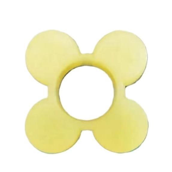 Tampon de joint MT1 jaune, mâchoire d'araignée en PU jaune, amortisseur de couplage d'arbre Flexible for coupleur 4 pièces