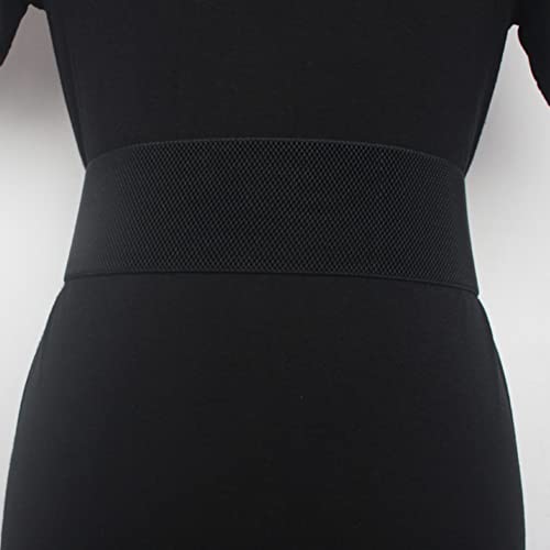 Bling Bling Rhinestone Women Belt for Dresses Wide Sparkle Elastic Waist Bands Accessory4