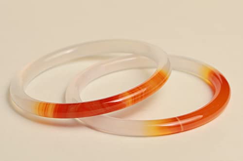 Image of Natural Agate Bracelet Bangle With Gift Box Free