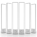 Aveva Under Cabinet Lighting?6 Pack Motion Sensor Light Indoor?Wireless USB Rechargeable Magnetic Closet Lights?50 LED Under Counter Lights for Kitchen?Wardrobe?Hallway?Stairs?12 inch White Light