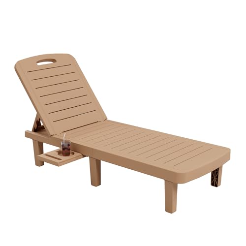 UDPATIO Oversized Lounge Chair Outdoor Chaise, 5-Level Adjustment...