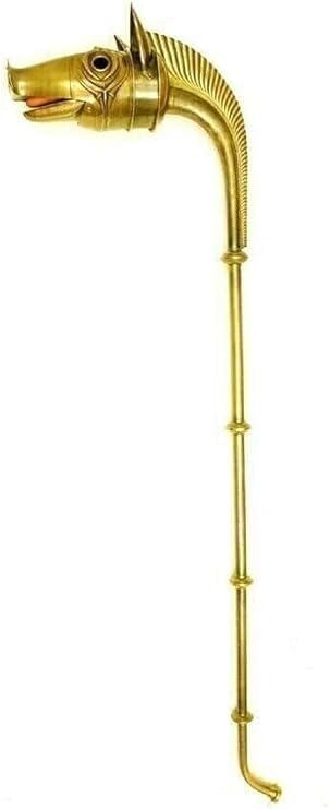 Carnyx of Tintignac Corne de guerre celtique médiévale Carnyx Corne de trompette celtique Guerre médiévale Deskford Jouable Tintignac Age Fer Laiton Serpent Réplique Entièrement Kdbh2 Version Kd Jauge