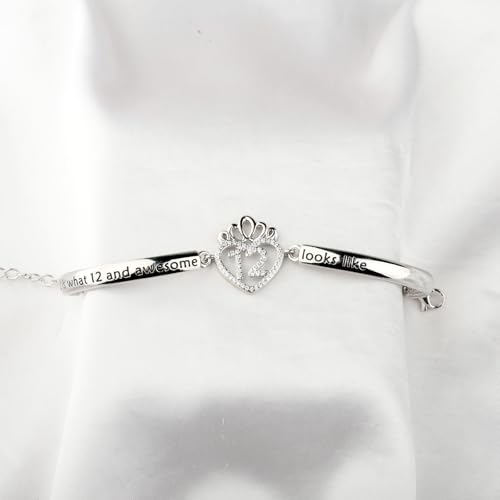12 Birthday Bracelet for Her 12 Year Birthday Gifts 12rd Bracelet for Daughter 12rd Jewelry4