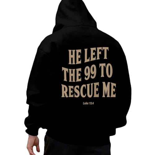 Men's Casual Hoodies Sweatshirts Loose Fit Pullover Streetwear Autumn Winter Warm Comfortable Printed Hoodie For4