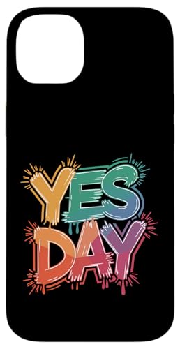 Yes Day カラフル スプラッシュ 大胆な表現 スマホケース iPhone 14 Plus 用