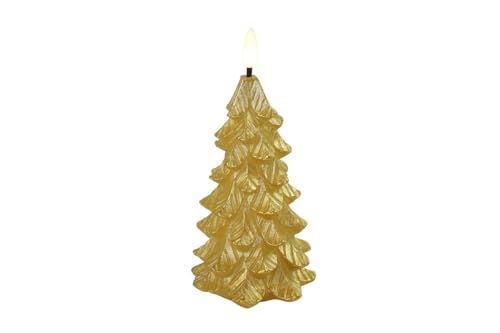 Countryfield LED Weihnachtsbaumkerze Gold 17,5cm - stimmungsvolle...