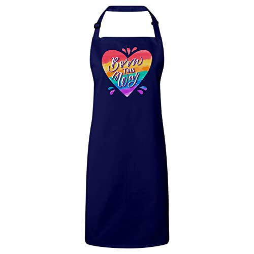 Tablier cuisine navy LGBT idéal comme cadeau de la Pride arc-en-ciel