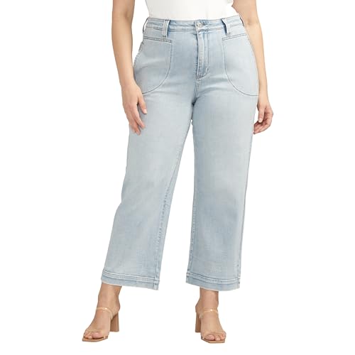 Jag Jeans Women's Plus Size Sophia High Rise Wide Leg Jeans-Legacy