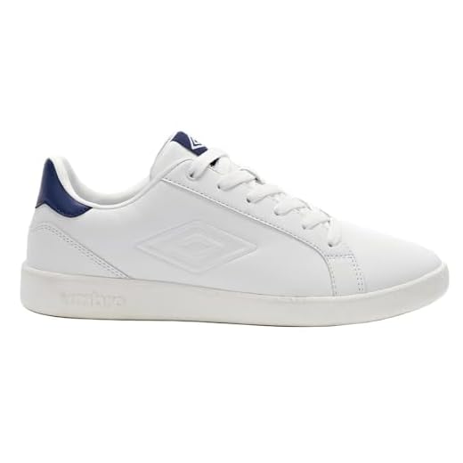 UMBRO Broughton III, Zapatillas Hombres, Blanco/Azul Marino, 40 EU