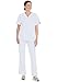 Dickies Mens Signature V-Neck Medical Scrubs Shirts, White, 3X-Large US