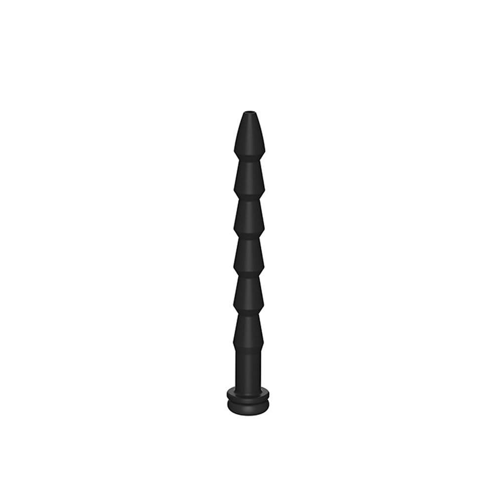 BDSMLOVE Dilatatore uretrale cavo, Pene Plug per uomini, silicone Sonda Dilatatore per uomo masturbazione giocattoli del sesso (L)