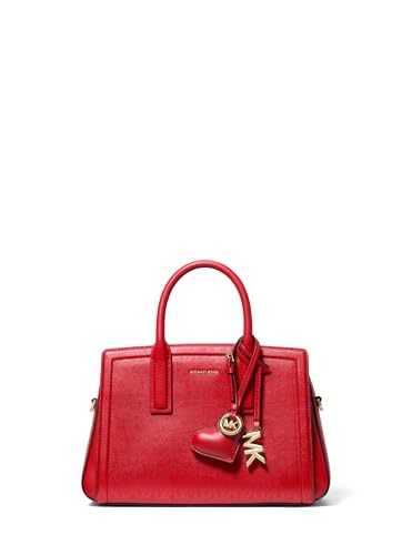 Michael Kors Puffy Heart Charm carmesí original para personalizar bolsos de mano elegantes 3