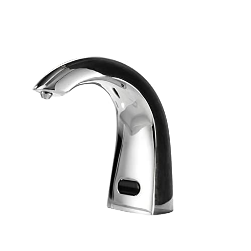 GHQYP Dispensador automático de jabón, bomba de jabón recargable sin tacto, sensor inteligente con dispensador de loción de mesa integrado, 1000 ml