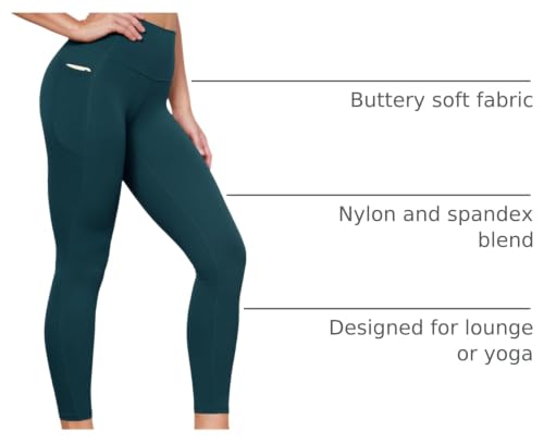 Image of ODODOS Buttery Soft Lounge Yoga Leggings with Pockets for Women 23 inch / 25 inch /28 inch High Waist Yoga Pants