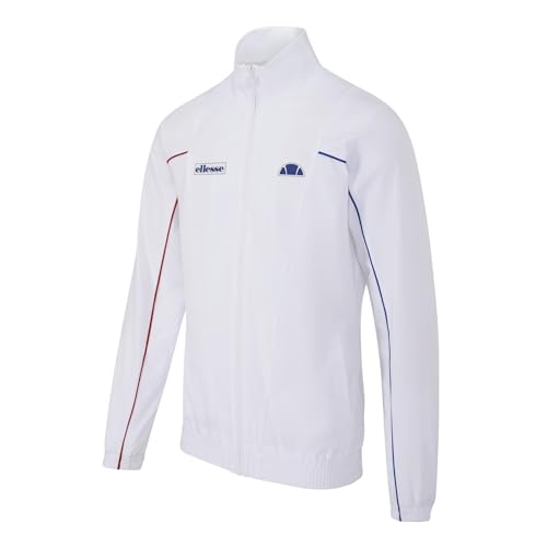 Chaqueta de entrenamiento Ellesse Woodford Track Top en color blanco para hombre