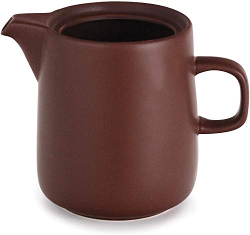 Happy Sales HSCP-CRFBRN, Porcelain Pour Over Coffee Brewing Carafe Portable Daily Coffee Maker for Coffee Enthusiast & At-home Baristas, Brown